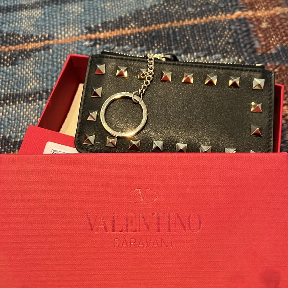 Valentino BRAND NEW keychain wallet